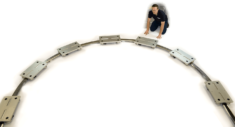 Large Diameter Curved Rails, Ring Guides and Track Systems Scale
