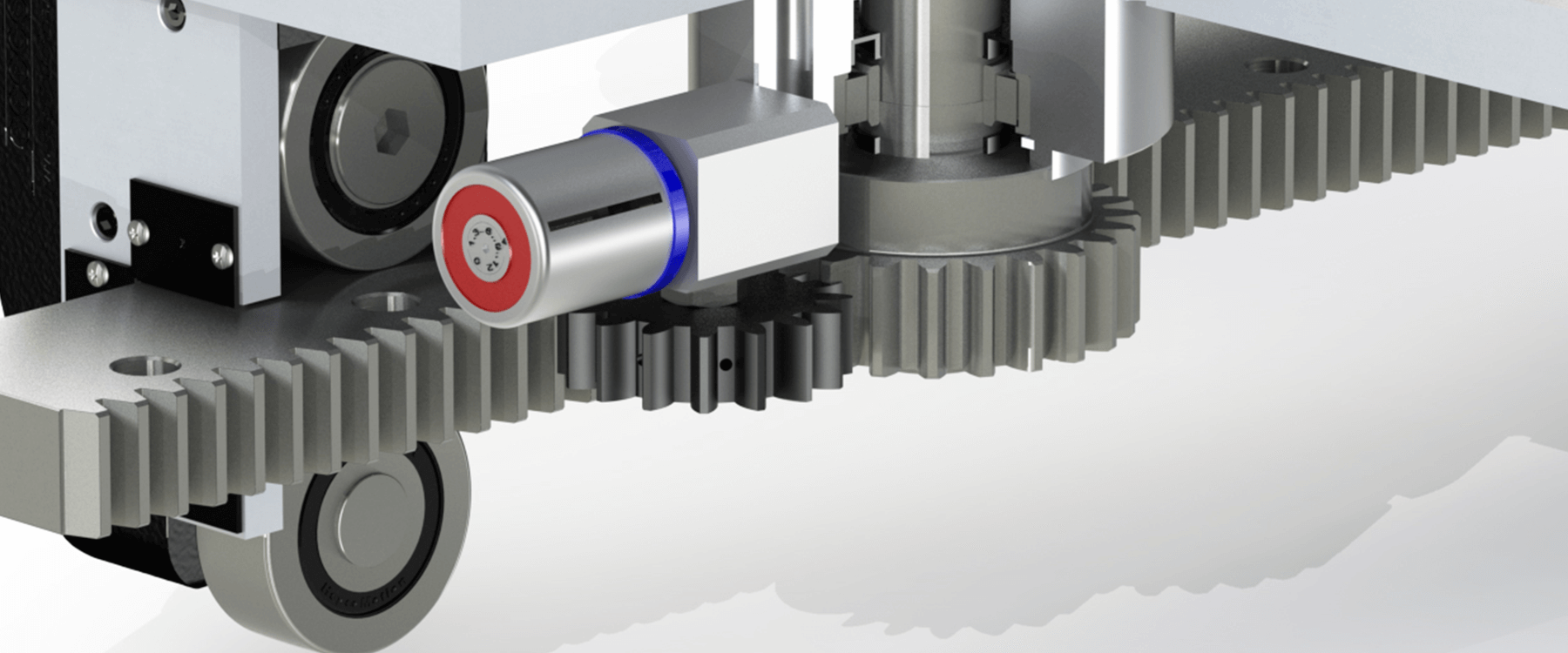 MHD Track Roller Linear Motion System Close Up