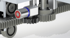 MHD Track Roller Linear Motion System Close Up