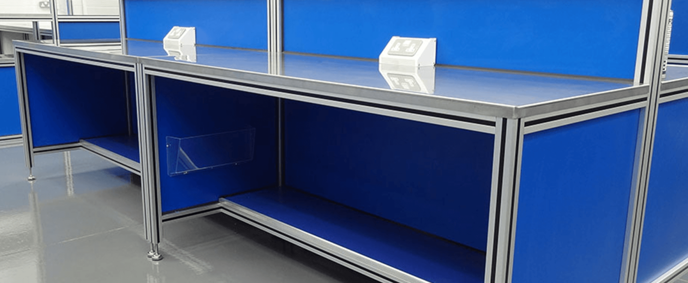 MCS Aluminium Profile Workbench and Storage Solutions 3